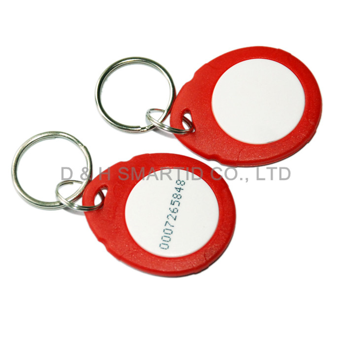 ABS keyfob AB0017 Red RFID keyfob card key