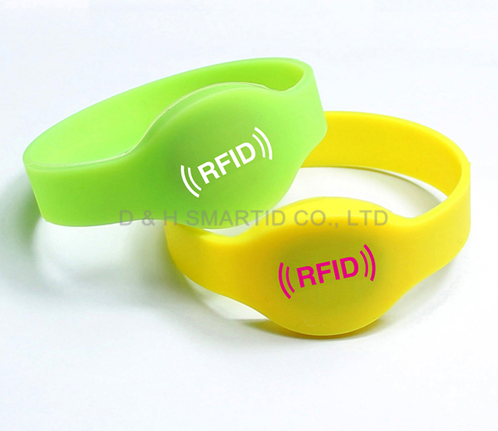 RFID Silicone Wristband Waterproof Access Control card