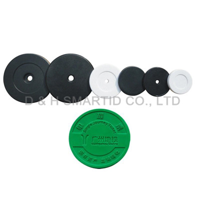 Waterproof, Dustproof ABS Disc Tag for Patrol systems/Tracking goods/Mass Transp