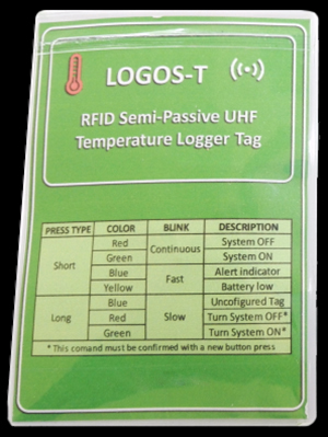 适用冷链的UHF RFID温度数据记录仪